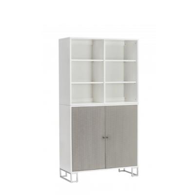 China Modern Multifunctional Combination Lockers Wooden Design Upper And Lower Combination Cabinets For Office And Bedroom Furniture for sale