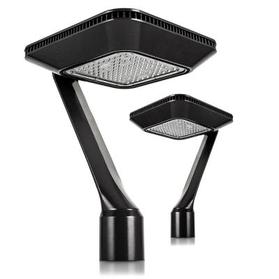 China Modern Design ETL DLC LED Garden Post Area Top Light 20w 30w 50w 100w Led Garden Light for sale