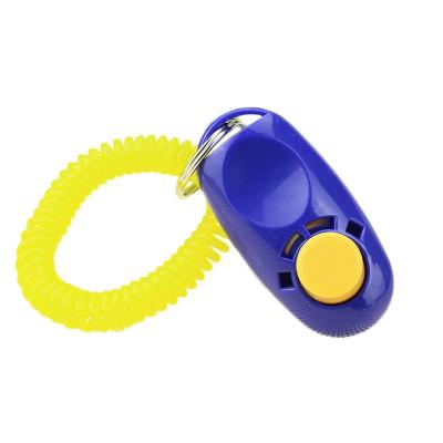 China Personalized Plastic Viable Hiss Strap Logo Yuyang Clicker Training Pet Customizable Logo for sale