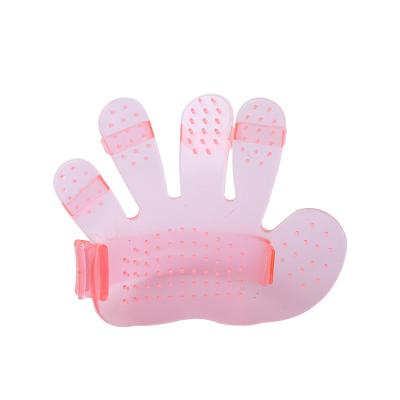 China Sustainable Pet Hair Remover Brush Cleaning Silicone Five Fingers Pet Grooming Brush For Pets Bathing for sale