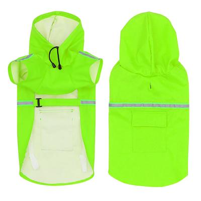 China Spring Summer Spring Cap Viable Waterproof Pet Raincoat Custom New Product Hooded Raincoat For Pets for sale