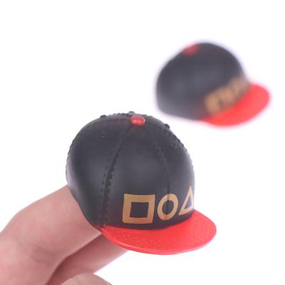 China stuffed & Doll Headwear Hat Decor Peaked by Plush Toy Mini Baseball Hat Dollhouse Miniature Hat for sale