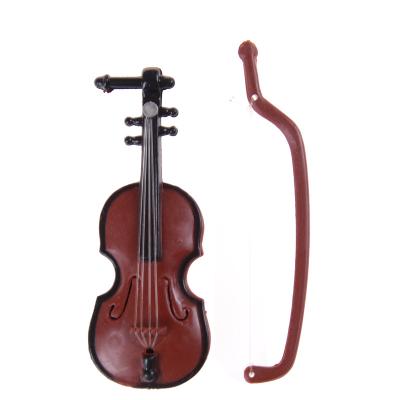 China Toy Elf Doll Accessories Cartoon 1:12 Dollhouse Violin Musical Instrument Miniature DIY Collection for Doll Room Decor Accessories for sale