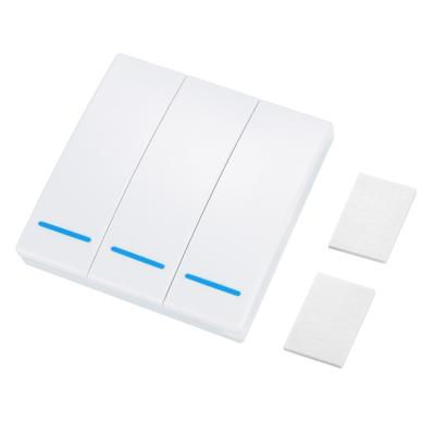 China New Easy Installation Smart Home WIFI Smart Wall Switch Work with Tuya Smart APP Alexa Google Amazon Smart Switch for sale