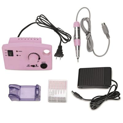 China High Quality Plastic Electric Manicure Carving Portable Power Nail Drill Machine for sale