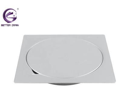 China Modern Square 304 Stainless Steel Smell Proof Floor Drain for sale