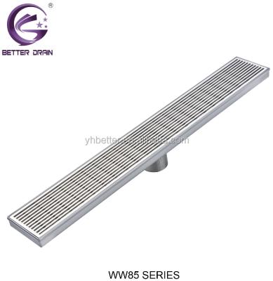 China Linear Strainer Floor Drain With Wedge Wire Pattern , High Quality Modern Drain Watermark Certificated for sale