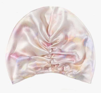 China Low MOQ women's silk hat from the picture hair satin hair care silk turbans silk turbans for sleep for sale