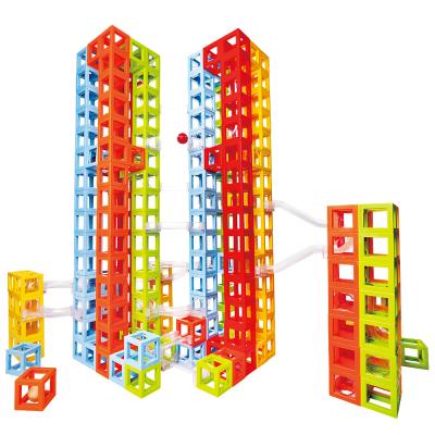 China Eco-friendly Material Marble Race Toy Marble Building Sets Colorful Marble Tracks For Educational Fun Magnetic Toys For Kids for sale