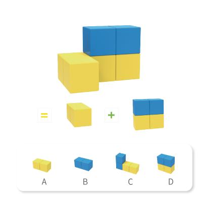 China Hot Educational Cube ABS Magnetic DIY TOY Building Blocks Kids Gift Plastic Cube Toys On Amazon Sale for sale