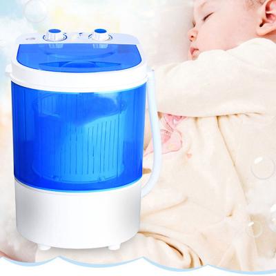 China Semi Automatic Clothes Mini Single Tub Compact Portable Mini Household Washing Machine for sale