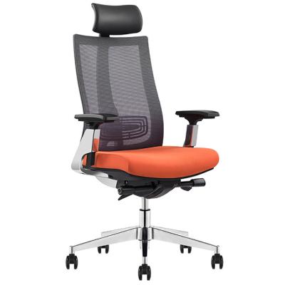 China Ergonomic Office Height(Height)Adjustable Office Furniture Commercial Computer Chair Executive Black Rotating Desk Chairs Mesh Chair for sale