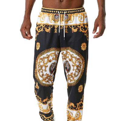 China Wholesale Cheap Anti-Wrinkle Reflect Logo Printing Mens Sweatpants Stylish Cotton White Custom Men's Black Joggers for sale