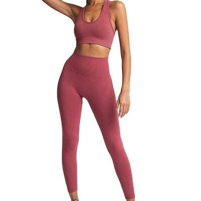 China Women Breathable Seamless Panties Seamless Gaiters Tights Techinc Yoga Pants For Gym for sale