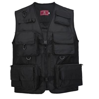 China Anti-wrinkle Outdoor Sport Hunting Vest Duty Volunteer Fishing Men's Sleeveless Casual Vest Vests for sale