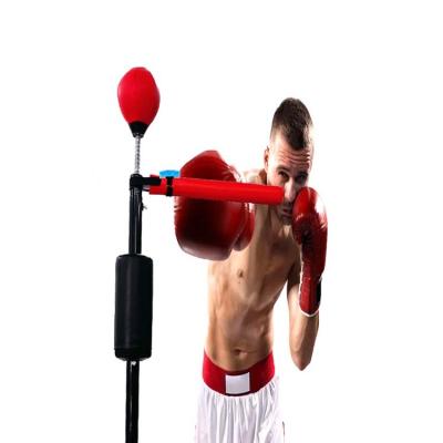 China Athletes/Coaches/Kids Direct Selling Reflective Waist Free Standing Adult Boxing Adjustable Rotating Rod for sale