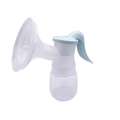 China BPA Free Silicone Breastfeeding Portable Manual Breast Pump Milk Pump for sale