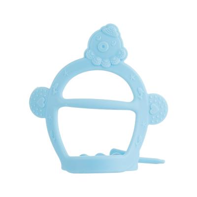 China Soft Toy BPA Free Wholesale Hand Crochet Animal Shape Soft Baby Teether for sale