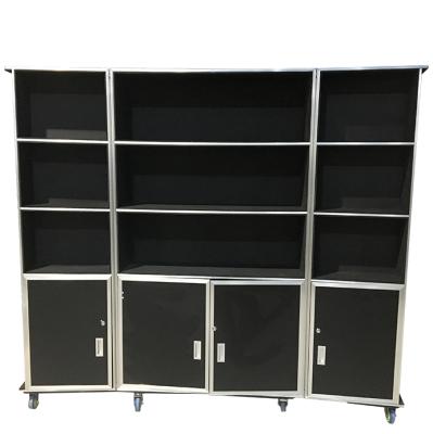 China Lighting Loading Display Cabinet In Plywood Type for sale