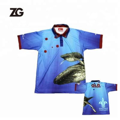 China Breathable Custom Wholesale Sublimation Fishing Tank Top UPF Tournament Men Fishing Shirts for sale