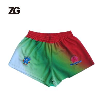 China China Manufacturer Breathable Custom Rugby Wear Sublimation Antibacterial Rugby Shorts for sale