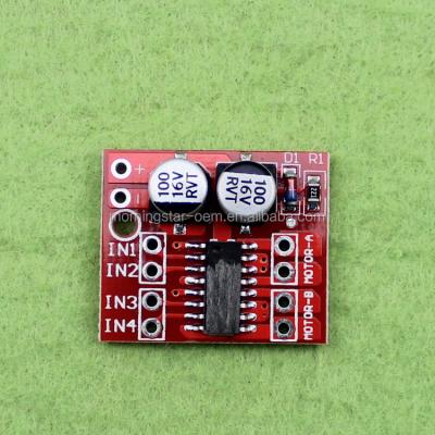 China 1.5A Mini Dual Channel DC Motor Driver Module Beyond L298N PWM Speed ​​Control 24.7*21*5mm for sale