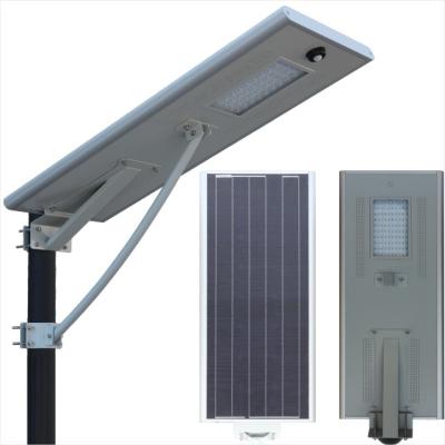 China IP65 Garden Water Proof All In One Solar Powered 80 Watt 60w Led Street Light for sale