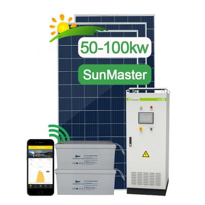 China Sunmaster Commercial Solar Panel System Houses Kit Power 40Kw 15Kw 10Kw 30Kw Solar System For Homes for sale