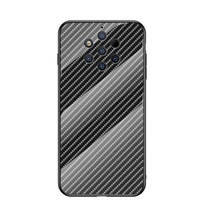 China Shockproof Carbon Fiber Glass Phone Case For Nokia 9 for sale