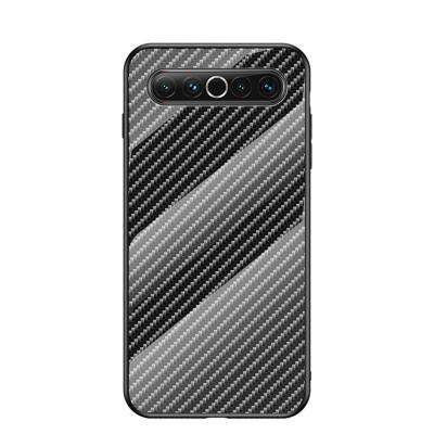 China Shockproof Carbon Fiber Glass Phone Case For Meizu 17 for sale