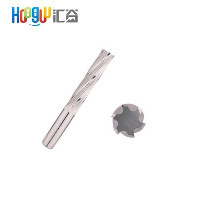 China CNC Machine Reamer High Precision H7 HRC50 Cemented Carbide Tungsten Spiral Flute Reamer Steel Throwing Reamer for sale