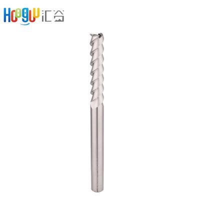 China Extended Carbide 3 Flute Aluminum Cutter CNC HRC50 CNC Milling Tungsten Steel Milling Cutters With 120mm for sale