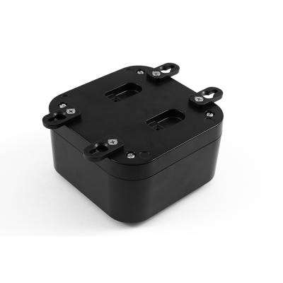 China Type 4/4X,ABS black 200*200*45mm plastic waterproof 1557 ABS enclosures hammond junction box wall mounting housing enclosure for sale