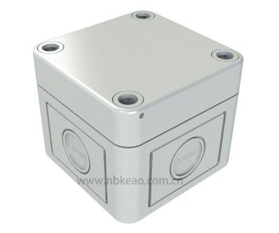 China Fiberglass Reinforced Polycarbonate Waterproof Fencing 65*65*57 mm With IP65 Waterproof Knockouts Enclosure Plastic Surface Mount Junction Box Custom Enclosures for sale