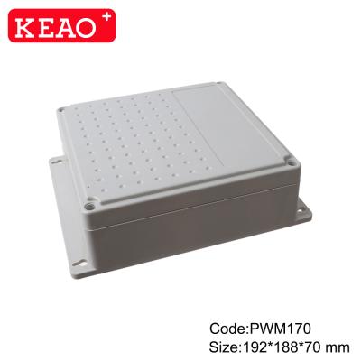 China ABS plastic plastic distribution box with ear plastic box enclosure surface mount junction box electronic wall mounted outdoor wat for sale