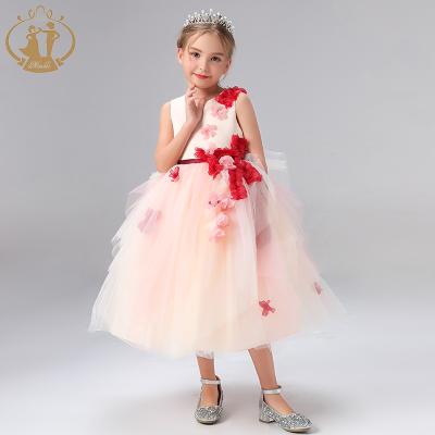 China 2020 regular nimble new design wedding kids ball gown bridesmaid dress OEM brand dresses kids girl for sale