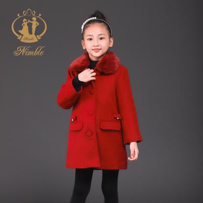 China Agile Viable Kids Girls Coat British Toddler Wind Coat Autumn Winter Jacket Children Outwear Coats for sale