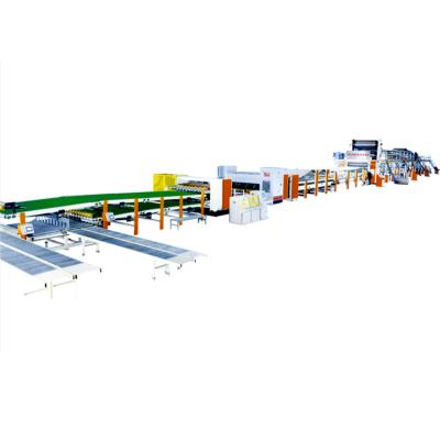 China Best Automatic Food Discount 3ply Cardboard Box Making Machine Corrugated Cardboard Production Line for sale