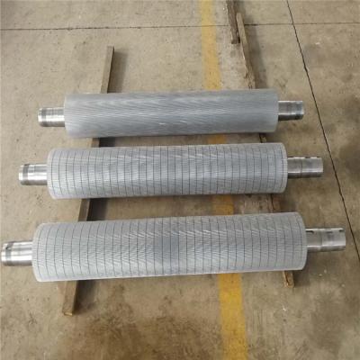 China 45# seamless pipe corrugated roller for single sided machine and corrugated machine for sale