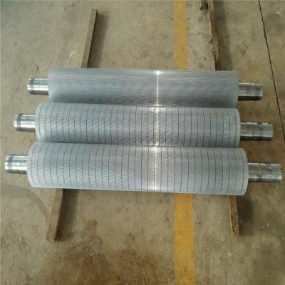 China high quality alloy steel tungsten carbide coated corrugated roll/single side corrugated paper roll for sale