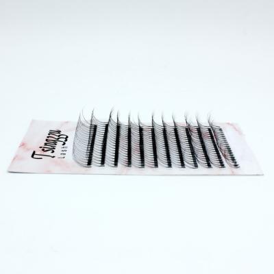 China Natural Premade Long Fans False Eyelashes 3D Volume False Bulk Lashes With Customized Branding for sale