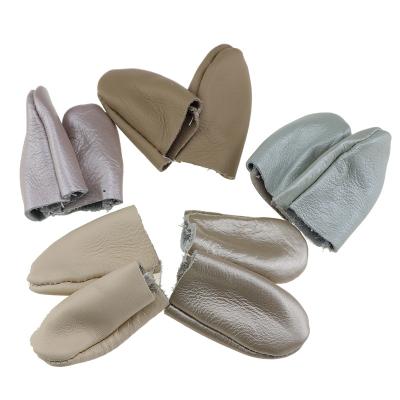 China Wear Resistant Cowhide Finger Thimble Cradles Leather Finger Protector for DIY Felting Needles for sale