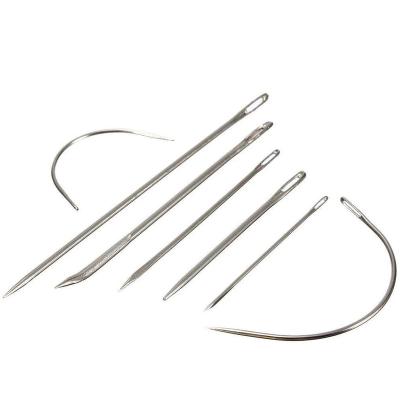 China 7Pcs Hand Sewing Needles Hand Repair Sewing Heavy Duty Sewing Needles Splicing Tool Hand Repair Upholstery Sewing Needles Carpet for sale