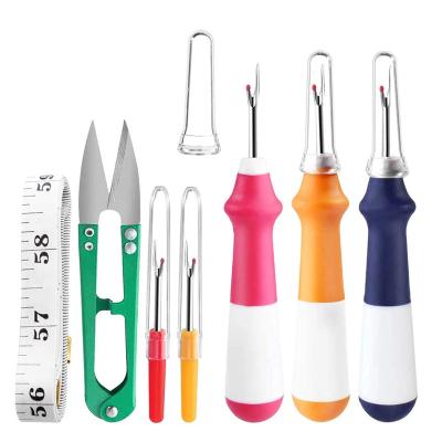 China Sewing Kits 4PCS Thread Remover Threads Trimming Scissors Sewing Seam Ripper Removing Soft Tape Measure For DIY Hand Sewing Craft for sale