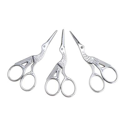 China For Cutting Small Exquisite Scissors Tea Bag Filament Crane Scissor Cross Stitch Embroidery Scissors for sale