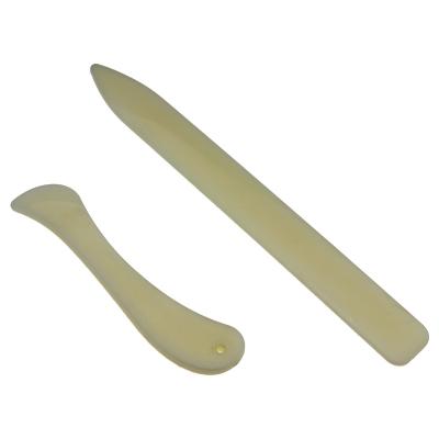 China 2pcs DIY Handmade Plastic Folding Paper Bone Folder To Open Letter for sale