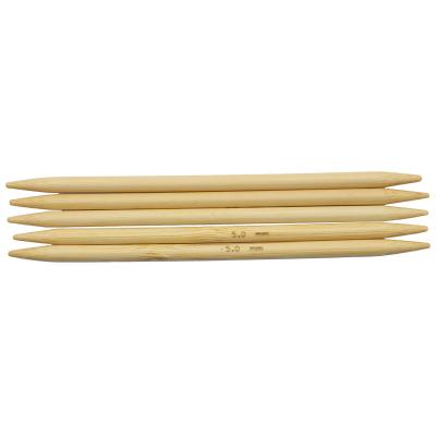 China 11 Sizes Natural Double Headed Bamboo Knitting Needles 5