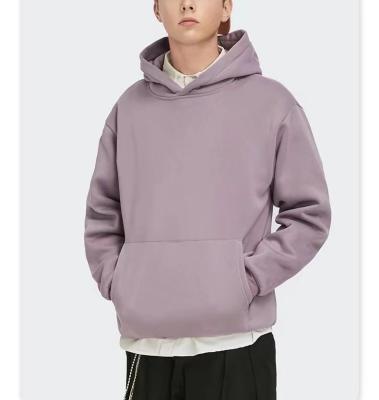 China Popular Hot Custom Embroidered Hoodie Men's 100% Cotton Anti-Wrinkle Plain Logo Plain Logo Pullover Sweater for sale