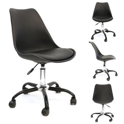 China Modern Kiruna Simple Home Office Rolling Chair No Armrest for sale