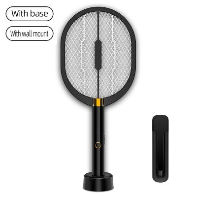 China Viable 2 in 1 Electric Mosquito Swatter and Zapper Racket Mosquito Killer Lamp for Indoor and Outdoor for sale